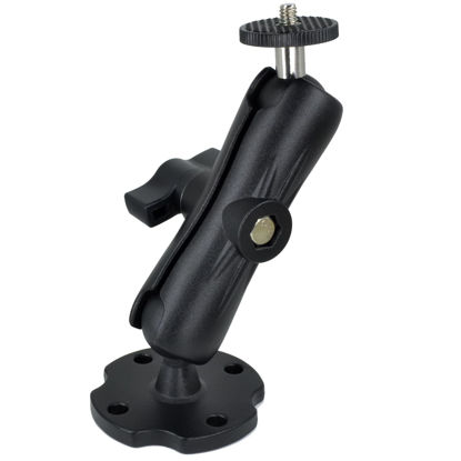 Picture of VAUBORTTI Aluminum Camera Mounts Heavy Duty Camera/Video Cameras Wall Mount Free Rotation 1/4"-20x0.25 & Compatible with RAM B Size 1" Ball Components