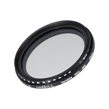 Picture of MECCANIXITY ND2-400 Lens Filter Variable Neutral Density Lens Filter 43mm Circular ND Filter Grayscale Filter for Camera Photography Lens
