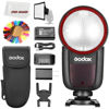 Picture of Godox V1N Flash V1-N USA Version Round Head Camera Flash, 2.4G TTL Flash, 1/8000s HSS, Built-in Lithium Battery, 10 Level LED Modeling Lamp, 1.5s Recycle Time for Nikon Camera