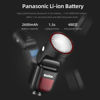 Picture of Godox V1N Flash V1-N USA Version Round Head Camera Flash, 2.4G TTL Flash, 1/8000s HSS, Built-in Lithium Battery, 10 Level LED Modeling Lamp, 1.5s Recycle Time for Nikon Camera