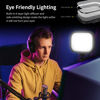 Picture of RALENO 20W RGB Key Light, 1570Lux/0.5m Streaming Light with 2.4G Magnetic Remote and Stand, 2500-8500K Adjustable Studio Video Light for Video Recording Gaming YouTube Zoom Meetings Photography