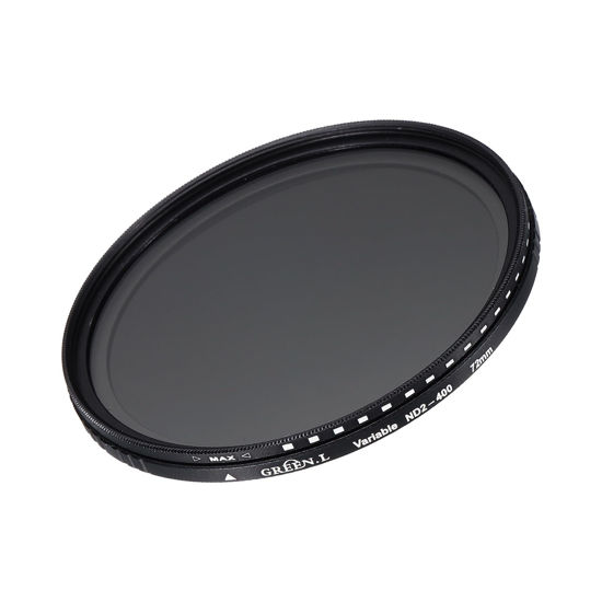 Picture of MECCANIXITY ND2-400 Lens Filter Variable Neutral Density Lens Filter 72mm Circular ND Filter Grayscale Filter for Camera Photography Lens
