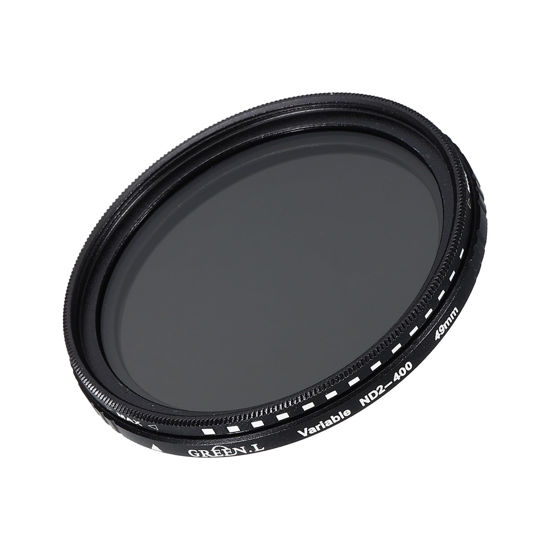 Picture of MECCANIXITY ND2-400 Lens Filter Variable Neutral Density Lens Filter 49mm Circular ND Filter Grayscale Filter for Camera Photography Lens
