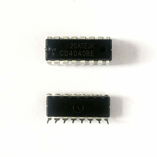 Picture of Todiys New 30Pcs for CD4040BE CD4040BD HCF4040BE HEF4040BP TC4040BP DIP-16 12 Stage CMOS Ripple-Carry Binary Counter/Dividers IC CD4040