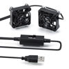 Picture of SCCCF Dual 40mm USB Fan with 3 Speeds Adjustable 5V PC Fan Mini Case Fan Quiet Computer Fan Compatible for PC, TV Box, Router, Xbox, Playstation
