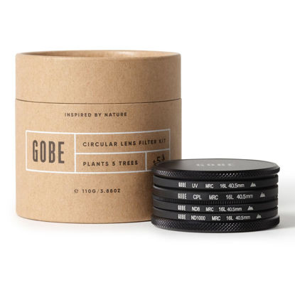 Picture of Gobe - Filter Kit for 40.5 mm UV, Circular Polarised (CPL), ND8, ND1000 (2Peak)