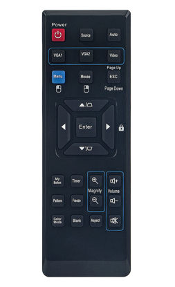 Picture of VINABTY Replace Remote Control fit for for ViewSonic DLP Projector PJD5133 PJD5233 PJD5523W PJD5353 VS14116 VS13869 VS14112 VS14114 VS13870 PJD5123 PJD5223 PJD5221 PJD5133