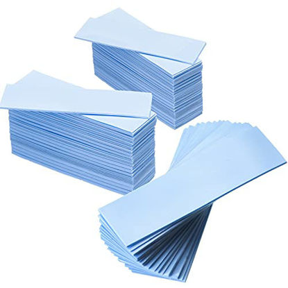 Picture of 30 Pieces 2.6 x 0.8 Inch Silicone Thermal Pad Reusable Thermal Conductive Silicone Pad Each Thick for GPU Heatsink CPU Chip Heat Conduction or LED Heat Conduction (1.5 mm)