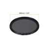 Picture of MECCANIXITY ND2-400 Lens Filter Variable Neutral Density Lens Filter 82mm Circular ND Filter Grayscale Filter for Camera Photography Lens