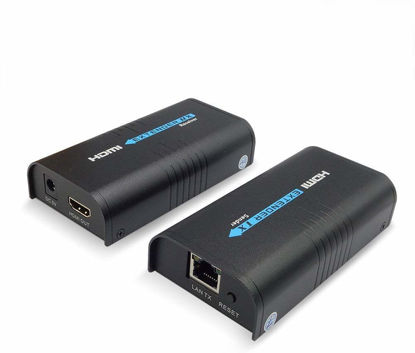 Picture of LKV373A 1080P HDMI Extender 365ft/120M Over Single Cat5 /Cat6 /Cat7 Ethernet Network and LAN Router/Switcher for HD STB,DVD,PS3, etc Supports TCP/IP by Ethernet