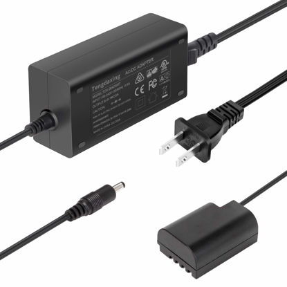Picture of Tengdaxing DMW-AC10 DMW-AC8 DMW-DCC12 Wired Dummy Battery Power Adapter Kit BLF-19 Battery for Panasonic Lumix DMC-GH3 GH3K GH3H GH3A GH4 GH4K GH4H DC-GH5 GH5S GH5M G9 G9L G9K Cameras