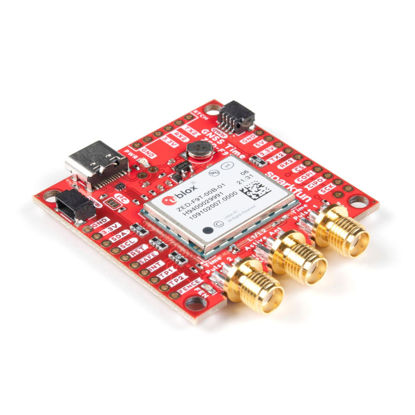 Picture of SparkFun GNSS Timing Breakout-ZED-F9T (Qwiic)-Compatible w/Arduino Multi-Band GNSS Receiver-Up to 5 nanosecond Timing Accuracy w/a Standard Position Lock-GPS GLONASS Galileo & BeiDou Constellations