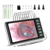 Picture of Digital Otoscope with 7 Inch IPS Screen, Hiacinto Ear Wax Removal Tool Camera, 3.9mm HD Ear Scope Otoscope with Light, Ear Camera and Wax Remover, Supports Photo Snap and Video Recording, 32GB Card