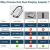 Picture of USB C to HDMI VGA Adapter 4 in 1 Thunderbolt 3 with HDMI Ports 4K, USB 3.0 Port, Power Delivery Port Compatible with MacBook Pro/MacBook Air/iPad Pro/Dell XPS Thunderbolt 3 Port
