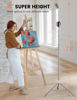 Picture of 71'' Phone Tripod Stand, Extendable Reinforced Aluminum Phone Stand with Wireless Remote, Stable Cellphone Tripod Compatible with iPhone 14/13/12 Galaxy S23/S22 Huawei (White)
