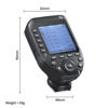 Picture of GODOX XproII-N 2.4G TTL Wireless Flash Trigger XProIIN Trigger Autoflash 1/8000s HSS Large LCD Screen 32 Channels 16 Groups Replacement for Nikon Cameras