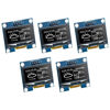 Picture of Hosyond 5 Pcs 1.3 Inch IIC I2C OLED Display Module 128x64 Pixel SH1106 Screen Module Compatible with Arduino/Raspberry Pi (White)