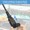 Picture of YACSEJAO IEC 320 Male C14 to 90 Degree Down Right Angled C13 Power Extension Adapter, 2PCS