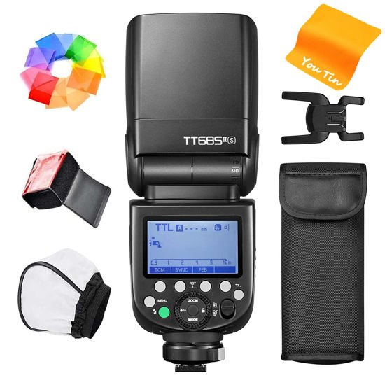 Picture of Godox Camera Flash Speedlight for Sony TT685IIS TT685II-S 2.4G Wireless HSS GN60 Flash Compatible with Sony Digital Cameras a9 a7 a7II a7III a7R III a7RII a7SII a6000 a6300 a6500