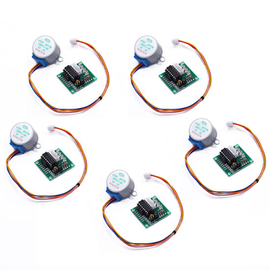 Picture of Teyleten Robot 5pcs ULN2003 28BYJ 48 5V 4-Phase Stepper Motor with 5V Stepper Drive Board for Arduino PI PIC Raspberry Pi