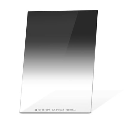 Picture of K&F Concept 100x150mm Soft GND16 (4 Stop) 28 Multi-Layer Coated Soft Graduated Neutral Density Filter Waterproof/Scratch Resistant for Camera Lens