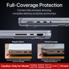 Picture of Soonjet for MacBook Pro 14 inch Case 2024-2021 M4 M3 M2 M1 Pro/Max [Same as Bare-MacBook] Clear Matte Cover Protective Hard Shell Laptop - Frosted Clear