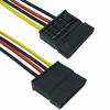 Picture of COMeap SATA Power Cable for Hikvision Video Recorder, 4 Pin to SATA Hard Drive HDD Power Adapter Splitter 13-in(33cm)(2-Pack)