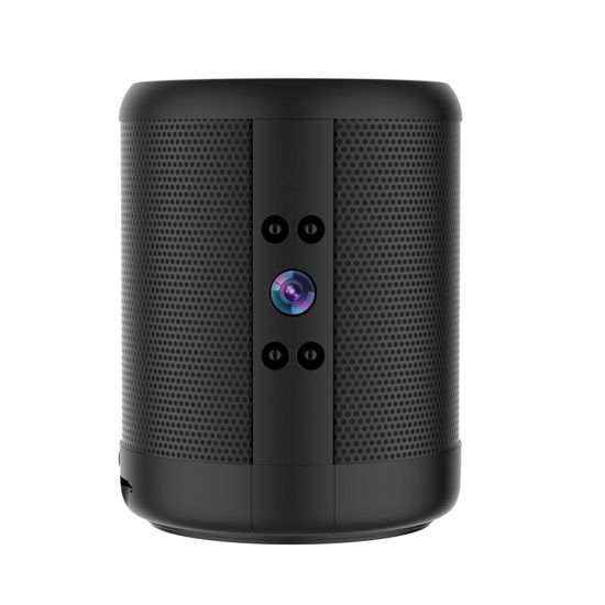 Picture of TnoxHD Indoor Camera Bluetooth Speaker, HD Wireless Home Security Camera with Night Vision, Motion Detection 24/7 Recording, SD/Cloud Storage-WiFi Nanny Cam Baby Monitor