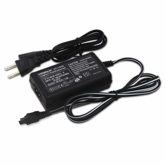Picture of AC Power Adaptor Charger Compatible with SONY DCR-DVD92, DCR-DVD103, DCR-DVD203, DCR-DVD403, DCR-DVD803 DVD Handycam camcorder