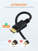 Picture of CableCreation Displayport to VGA Adapter 6 FT, 3-Pack DisplayPort to VGA Cable Gold Plated 1080p@60Hz, DP Male to VGA Male Cable, Black…