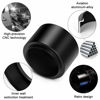 Picture of 77mm Tele Metal Screw-in Lens Hood Sunshade with Centre Pinch Lens Cap for Canon Nikon Sony Pentax Olympus Fuji Sumsung Leica Camera + Cleaning Cloth