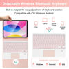 Picture of SOPPY Keyboard Case with Touchpad for iPad 10th Generation, Detachable Wireless Keyboard for iPad 10th Gen 10.9" 2022 (A2696/A2757/A2777), Slim Case with Pencil Holder for iPad 10th Gen 2022, Pink