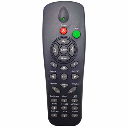 Picture of INTECHING BR-3036L Projector Remote Control for Optoma DS219, DS317, DS611, DX617, EP1691, ES520, ES522, ES526B, EX530, EX532, TS725, TX7155, TX735, EP761, TX761, TX763