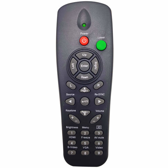 Picture of INTECHING BR-3036L Projector Remote Control for Optoma DS219, DS317, DS611, DX617, EP1691, ES520, ES522, ES526B, EX530, EX532, TS725, TX7155, TX735, EP761, TX761, TX763
