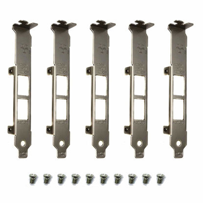 Picture of BestParts 5pcs Generic Full Height Brackets for Intel X540-T2 X550-T2 Network Card with Screws