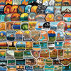 Picture of 156 Pcs National Parks Sticker Pack, Outdoor Nature Camping Hiking Inspired Waterproof Vinyl Decals for Water Bottles Laptop Car, Travel Adventure Partks Sticker