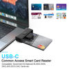Picture of Type C CAC Reader, DOD Military USB C Common Access CAC Card Reader, Smart Card Reader PIV CAC Reader Military Compatible with Windows, Mac OS and Android Phone
