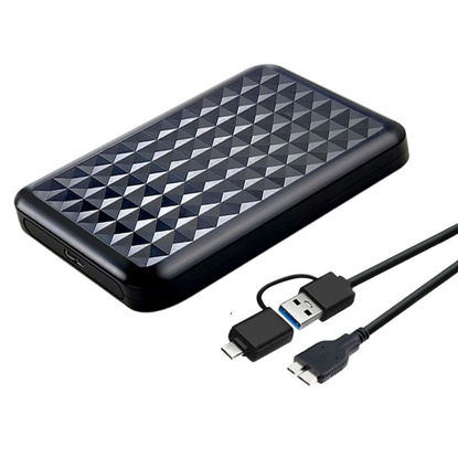 Picture of Tianken 750GB Ultra Slim Portable External Hard Drive 2.5'' USB 3.0 HDD Storage for PC, Mac, Laptop, PS4, PS5, Xbox one
