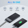 Picture of YoungSelly 2Pack Male to Male 0.4Ft USB C Flex Adapter, Compatible with Thunderbolt 4/3, USB4/3, Support 240W Fast Charging, 8K Display, 40Gbps Data Transfer.
