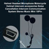 Picture of SPTSSWET Helmet Headset Microphone Motorcycle Helmet intercom Accessories Noise Cancellation Intercom Communication System Stereo Music Mini 10Pin