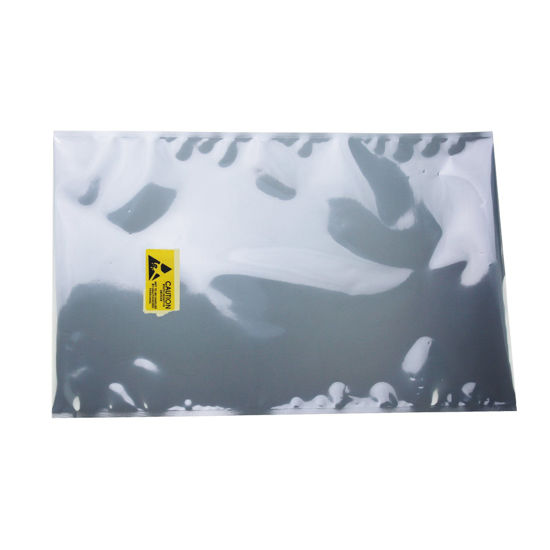 Picture of LJY 20 Pieces Antistatic Bags with Top Open for Motherboard Graphics Video Card LCD Screen with Labels, 25.5 x 40 cm / 10 x 15.7 inch