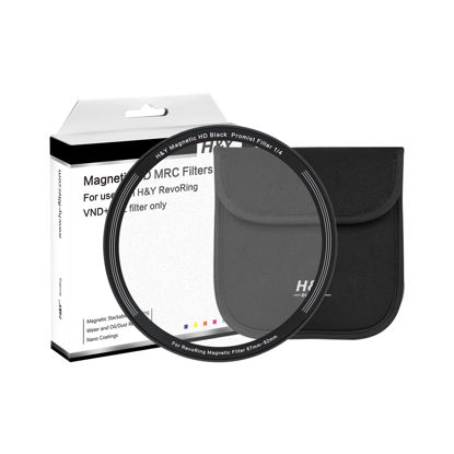 Picture of H&Y RevoRing 67-82mm Black Promist 1/4, Black Diffusion 1/4 Cinematic Effect Magnetic Filter for Vlog Portrait Photography Videography