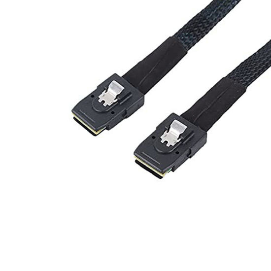 Picture of WLGQ SFF-8087 Mini SAS 36Pin Male to Male MiniSAS Server Hard Disk Raid Data Internal Cable 1M(3.3FT)