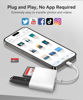 Picture of USB C SD Card Reader for iPhone 15/iPad/Mac, 3 in 1 USB-C Memory Trail Camera Card Adapter with Dual Slots & USB Port, Type C to Micro SD Memory Card Reader for Phone, Laptop and More USBC Devices
