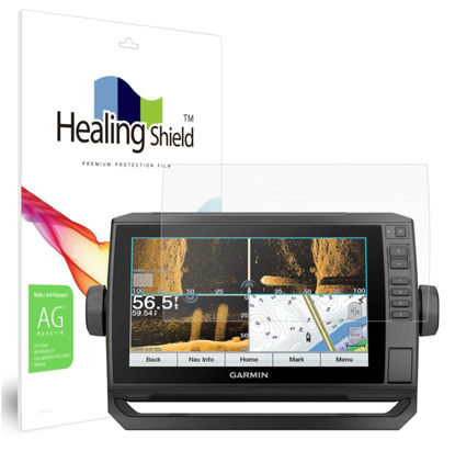 Picture of HealingShieldKorea Screen Protector for Garmin ECHOMAP UHD 92sv / 93sv / 94sv / 95sv, Anti-Glare Matte Screen Protector Guard Healing Shield Outdoor Film (UHD 93sv)