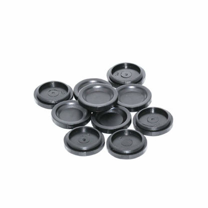 Picture of FotoHigh C Mount Dust Cap Dust Cover for CCTV Camera Lens Body Plastic Pack of 10