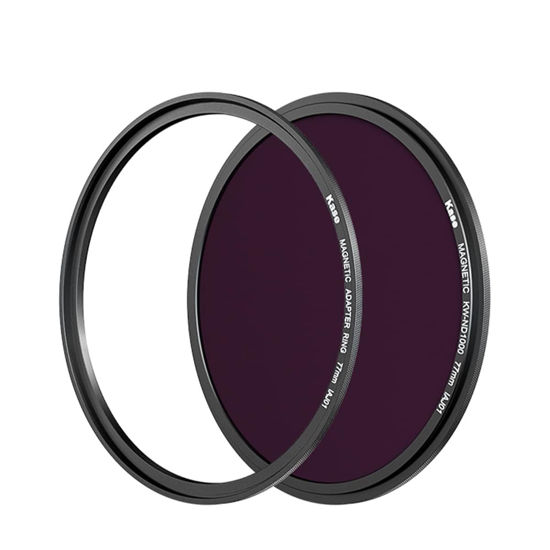 Picture of Kase 112mm Wolverine Magnetic ND1000 (10-Stop) Neutral Density Filter with Adapter Ring for Nikon NIKKOR Z 14-24mm f/2.8 S Lens, Shockproof Tempered Optical Glass & HD Multi Coated ND Filter