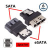 Picture of chenyang SATA to eSATA & eSATA to SATA Converter Extender Adapter for SSD Disk 2Pcs/Set