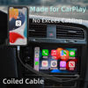 Picture of Coiled USB C Cable, 2Pack Retractable USB C Charger Cable Car Play iPhone 15 Car Charger Cord 3ft USB Type C Charger Cable Fast Charging Cord for iPhone 16/15, Samsung Galaxy S23, Google Pixel