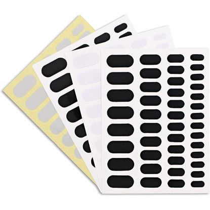 Picture of Juvale Vinyl Laptop Camera Stickers 176 Pack - Smartphone Camera Covers - 4 Colors